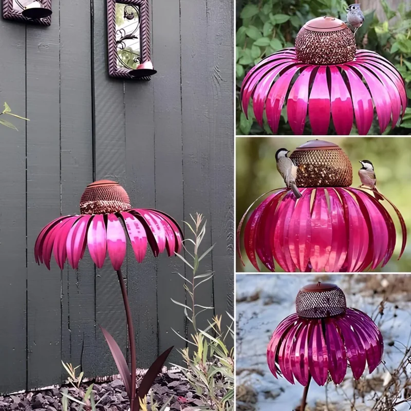 Vogelparadies im Garten | NaturNest - Elegantes Futterhaus