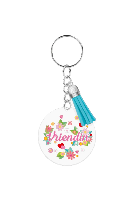 Acryl sleutelhanger Vriendin van Paper Dreams koop je bij Partywinkel