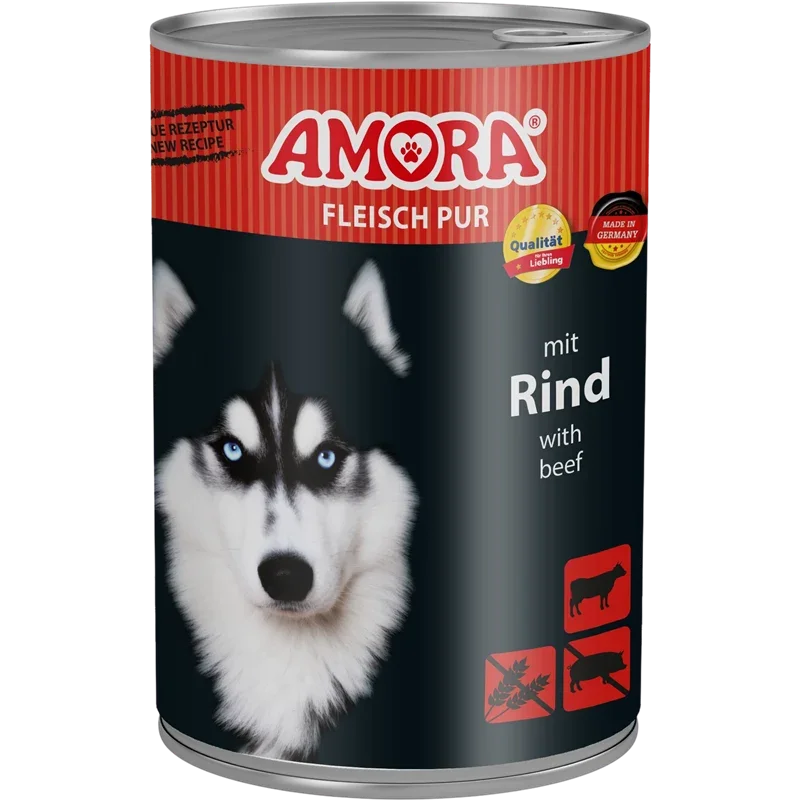 AMORA Fleisch Pur Adult Rind 400 g