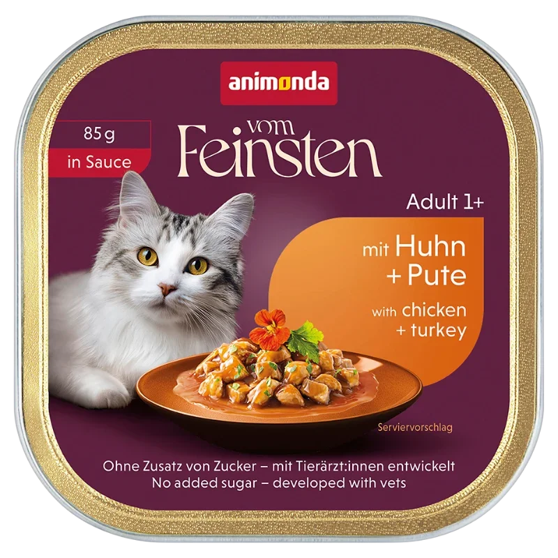 Animonda Cat vom Feinsten in Sauce Adult mit Huhn & Pute 85 g