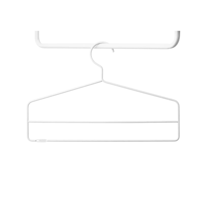 String Furniture KleiderHaken B41 x H26, Weiß, 4er Pack
