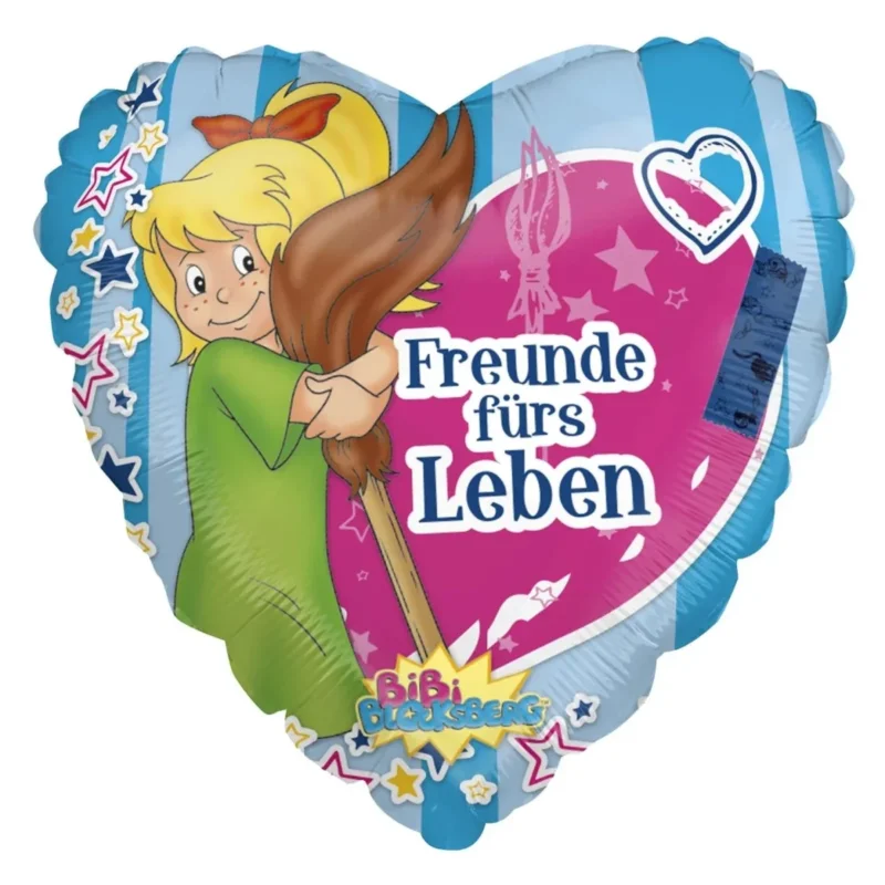 Bibi Blocksberg Helium Ballon Hart Leeg 45cm van VDV Benefit koop je bij Partywinkel