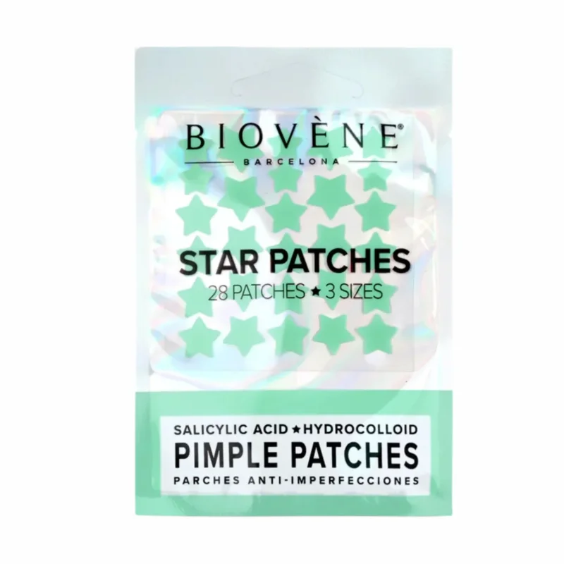 Biovene Star Patches Green Pimple Patches Anti Blemish Stars, 28 Patches