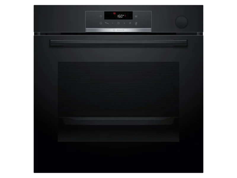 Bosch HRG532BB3 Einbau-Backofen mit Dampfunterstützung Schwarz