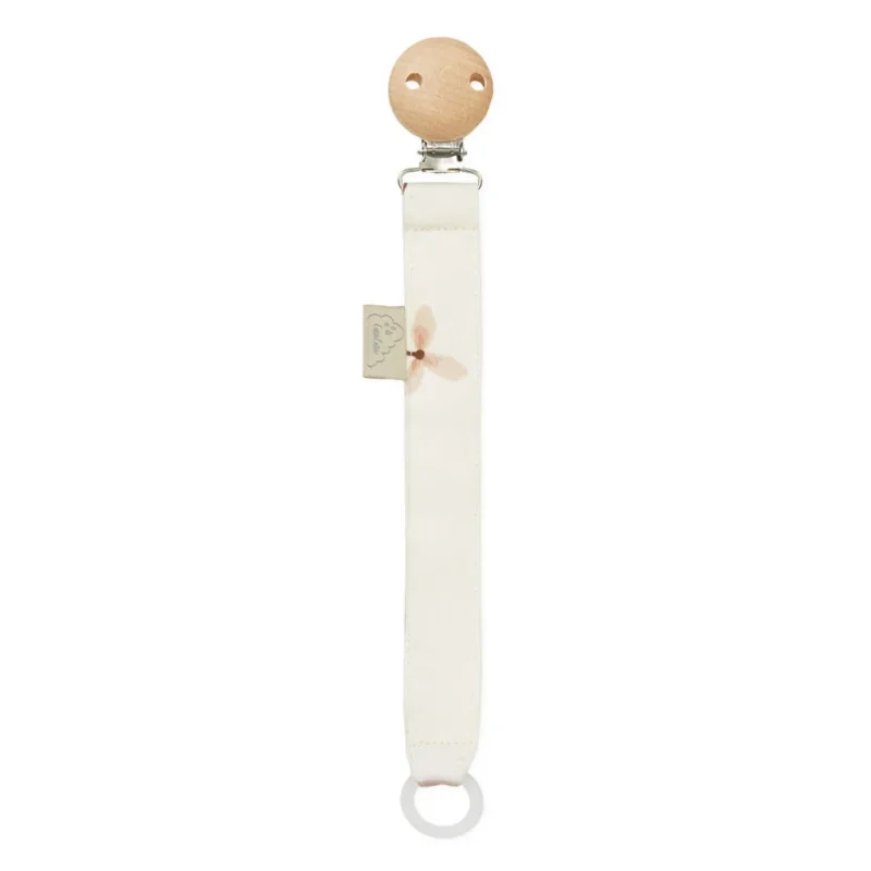 Cam Cam - Schnullerkette Windflower creme