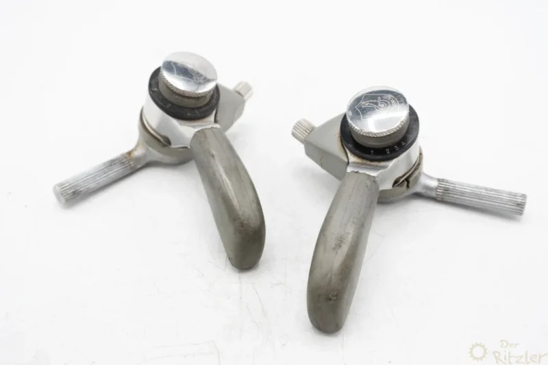 Campagnolo Euclid MTB Daumenschalthebel 3x8 silber