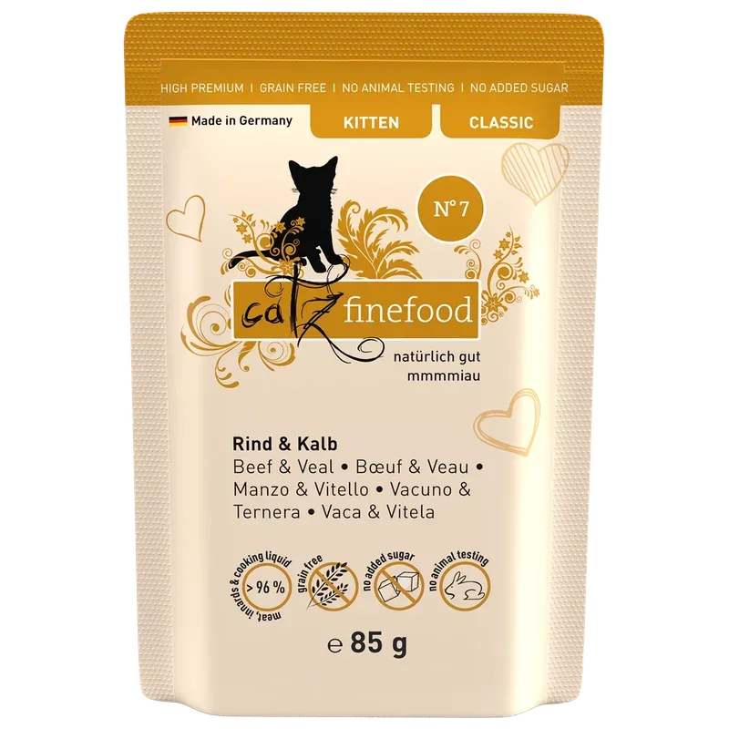 catz finefood Kitten No. 07 Rind&Kalb 85 g