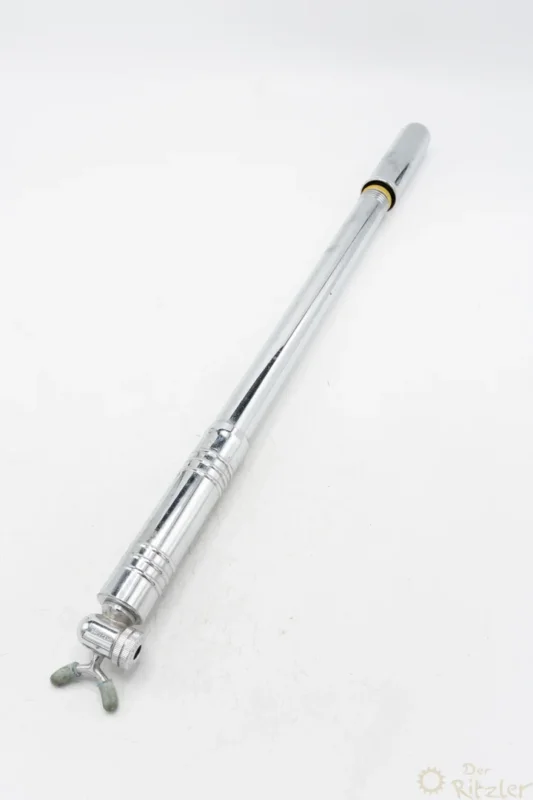 Vintage Luftpumpe Chrom mit Campagnolo Pumpenkopf 51cm
