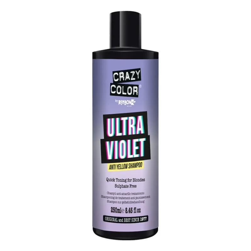 Crazy Color Ultra Violet Anti Yellow Shampoo 1