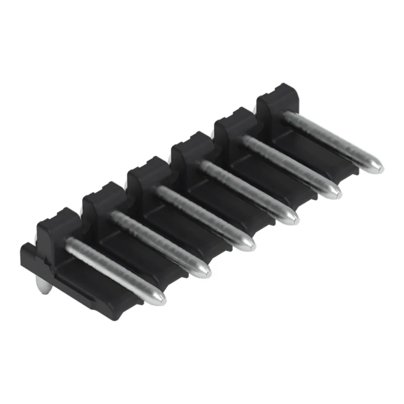 WAGO - Leiterplattensteckverbinder THR-Stiftleiste Lötstift 2091-1726/200-000 1,0mm,abgewinkelt,sw − 400 Stück