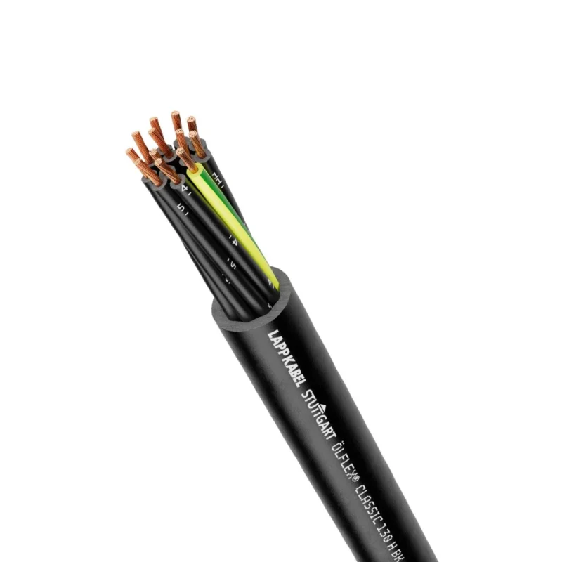 Lapp Kabel&Leitung - Energiekabel >= 1 kV, für ortsveränderlichen Einsatz ÖLFLEX CLASSIC 130 H BK 1123423/50 0,6/1 kV 12G1,5 − 50 Meter