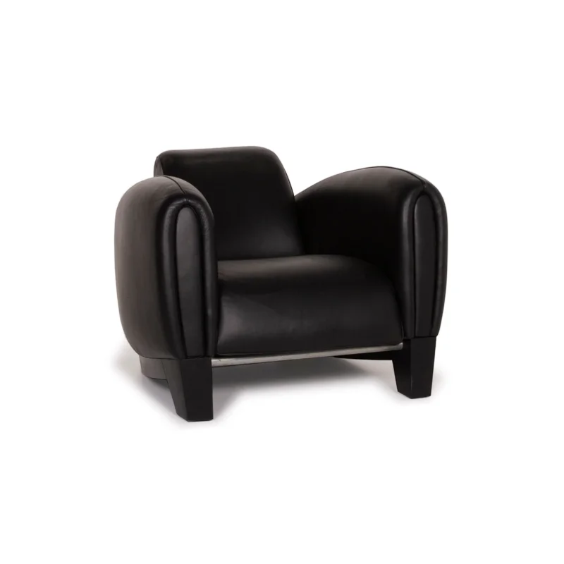 de Sede ds 57 Leder Sessel Schwarz #15160