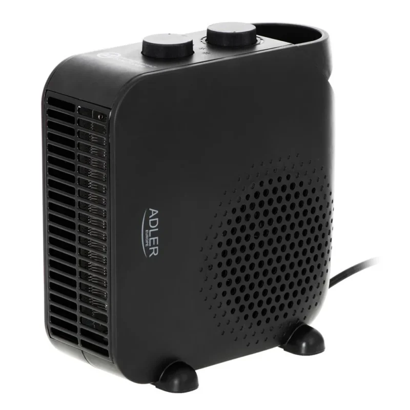 Adler AD 7725b Thermoventilator 2000 Watt Heizgerät mit Thermostat Schwarz