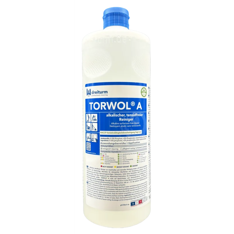 Dreiturm TORWOL A alkalischer tensidfreier Reiniger 1 Liter Flasche