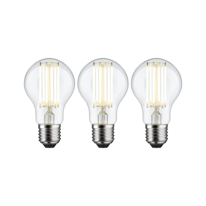Eco - Line LED Birne 3er - Pack 1055lm 5W 3000K Klar - Paulmann - 29220