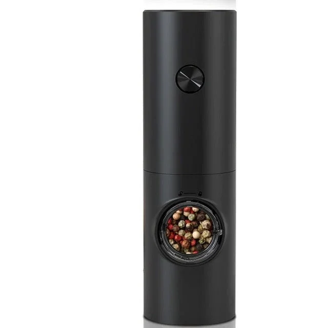 Elektrische automatische Mühle Pfeffer und Salz Grinder mit LED Licht | Karnz