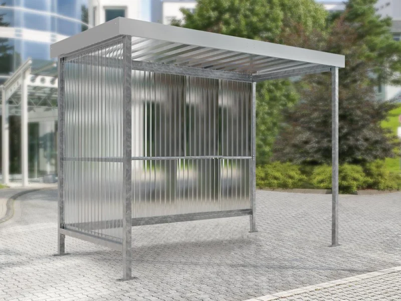Produktbild von WSM Raucherunterstand Jena Maxi B2960xT1580xH2360mm verzinkt 102100314 4250366528823
