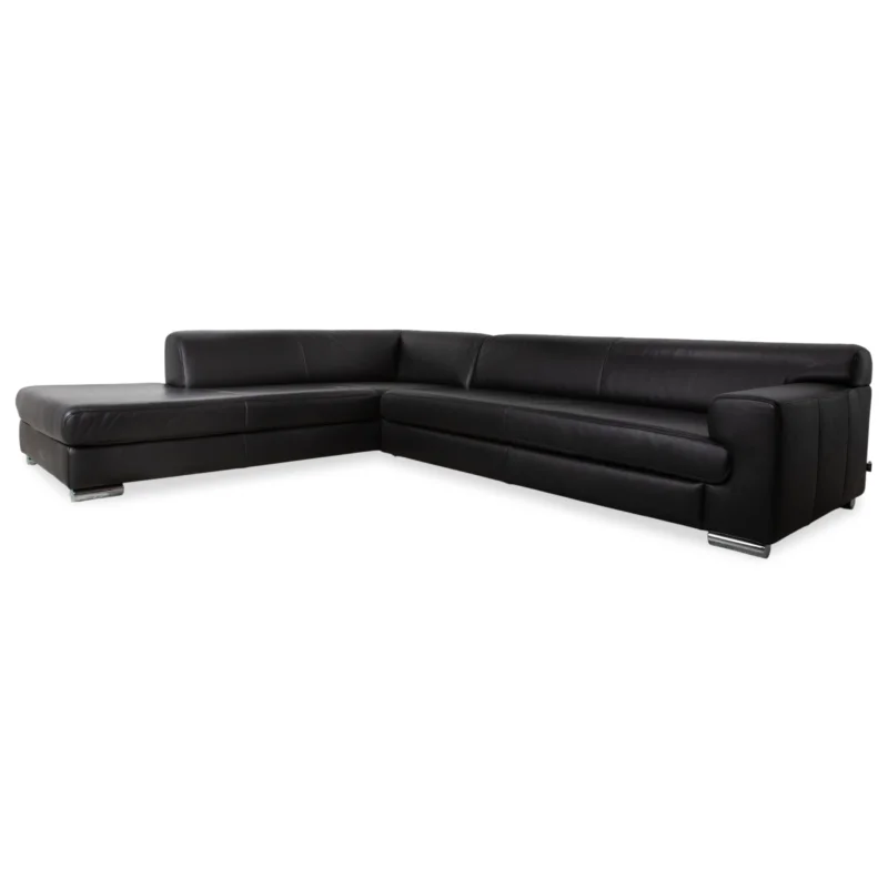 Ewald Schillig Brand Blues Leder Ecksofa Braun