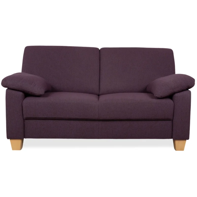 Ewald Schillig Flex Plus Stoff Zweisitzer Violett Lila Sofa Couch
