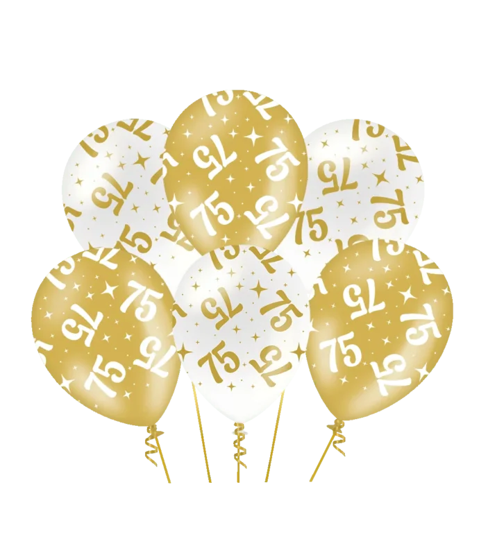 Fancy party latex ballonnen - 75 van Paper Dreams koop je bij Partywinkel