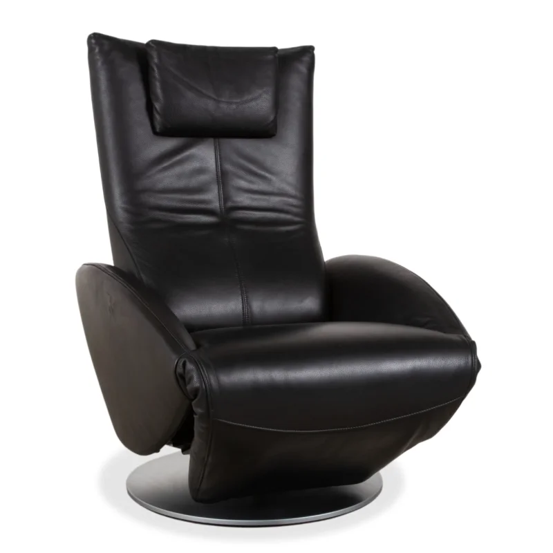FSM Mate Leder Sessel Schwarz elektrische Funktion Outlet