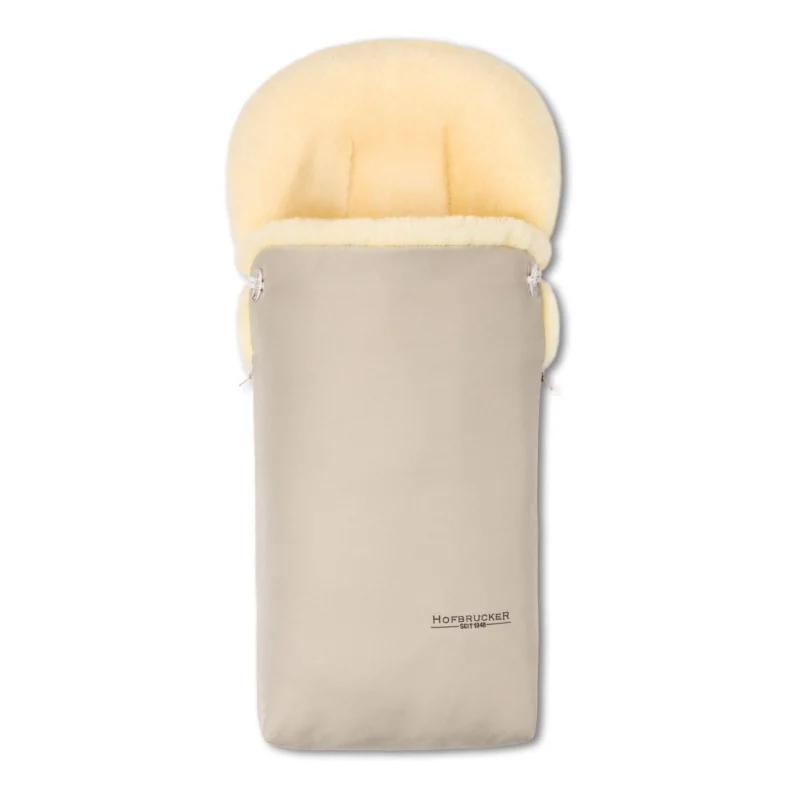 Hofbrucker Putzi Lammfellfußsack beige