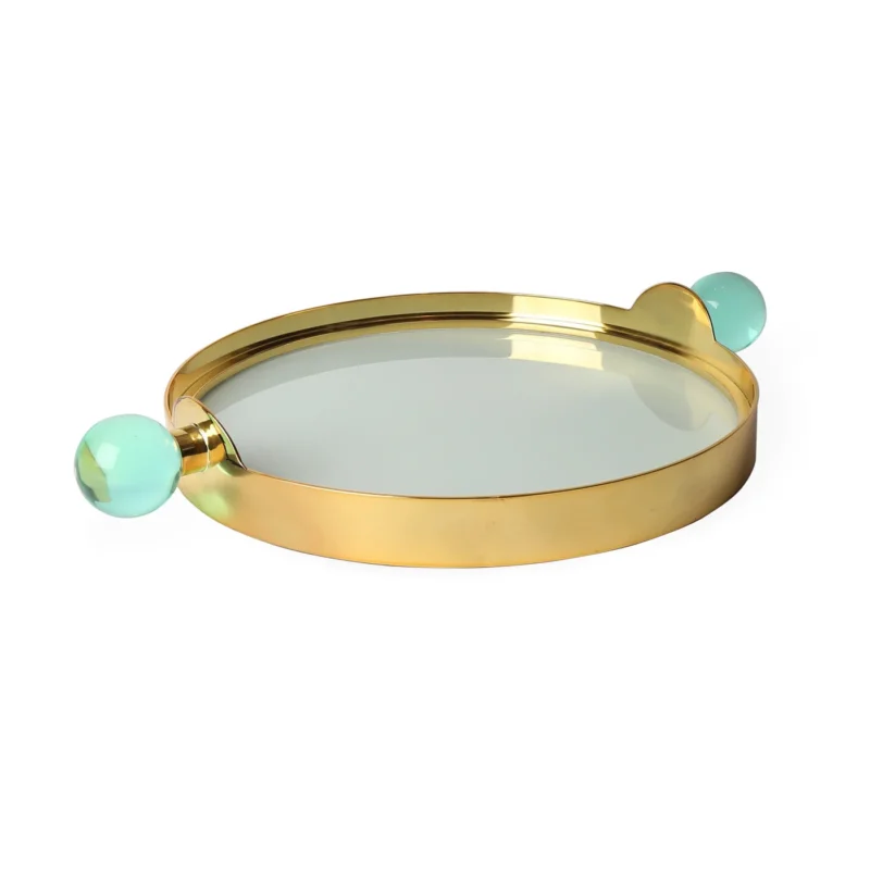 Jonathan Adler rundes Servier- und Dekotablett Globo Tray