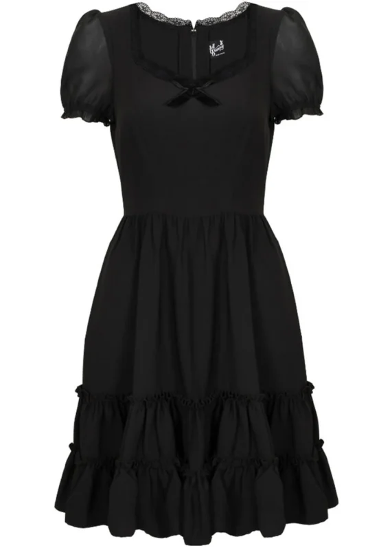 Hell Bunny Annette 60's Swingkleid Schwarz