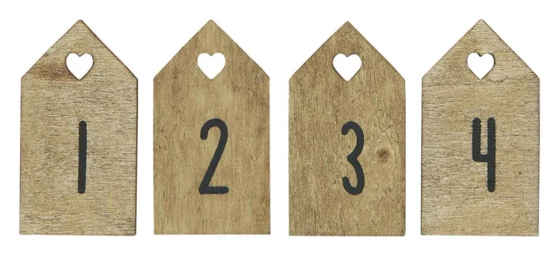 Ib Laursen - GeschenkanhÀnger 1-4 natur