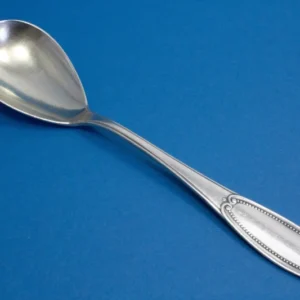 Versilberter Löffel, Kompottlöffel von Wellner, Jugendstil