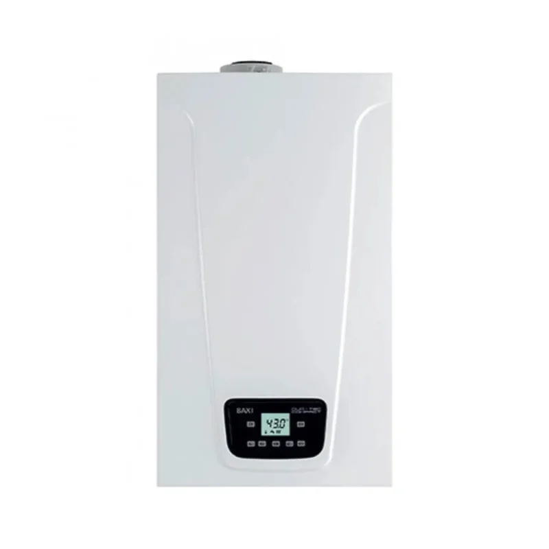 caldaia baxi duo tec compact e 28 kw a condensazione low nox completa di kit scarico fumi metano o gpl novita