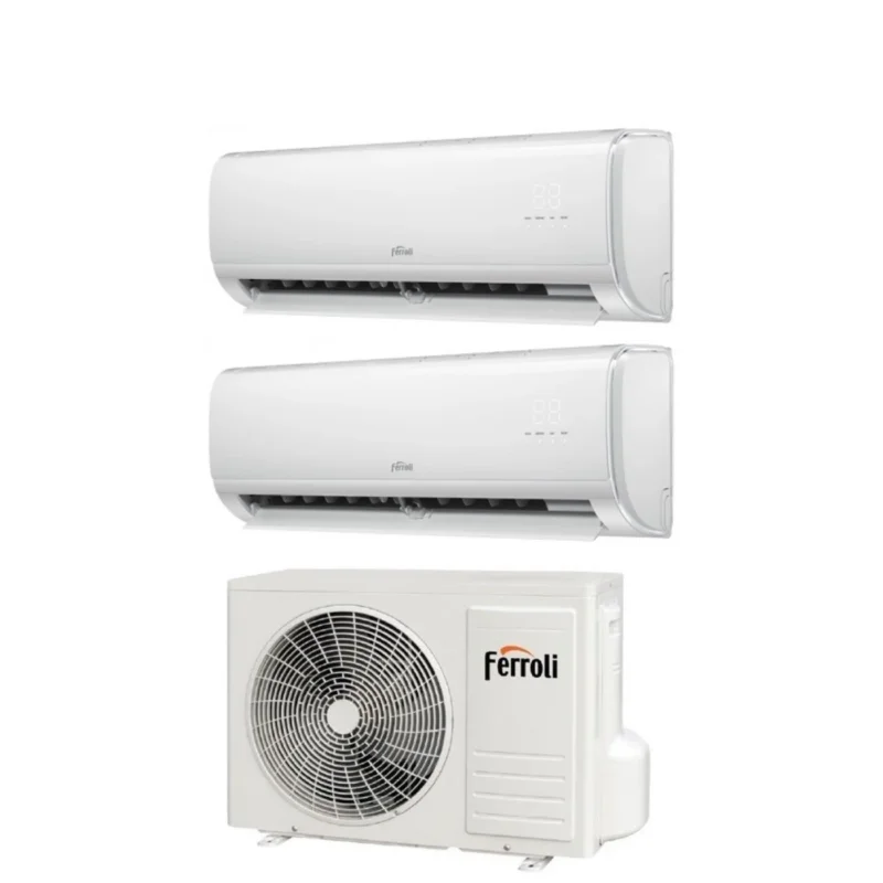 climatizzatore condizionatore dual split inverter ferroli giada m 9000_18000 btu con 27 3 wi fi integrato alexa e google home 9_18 novita