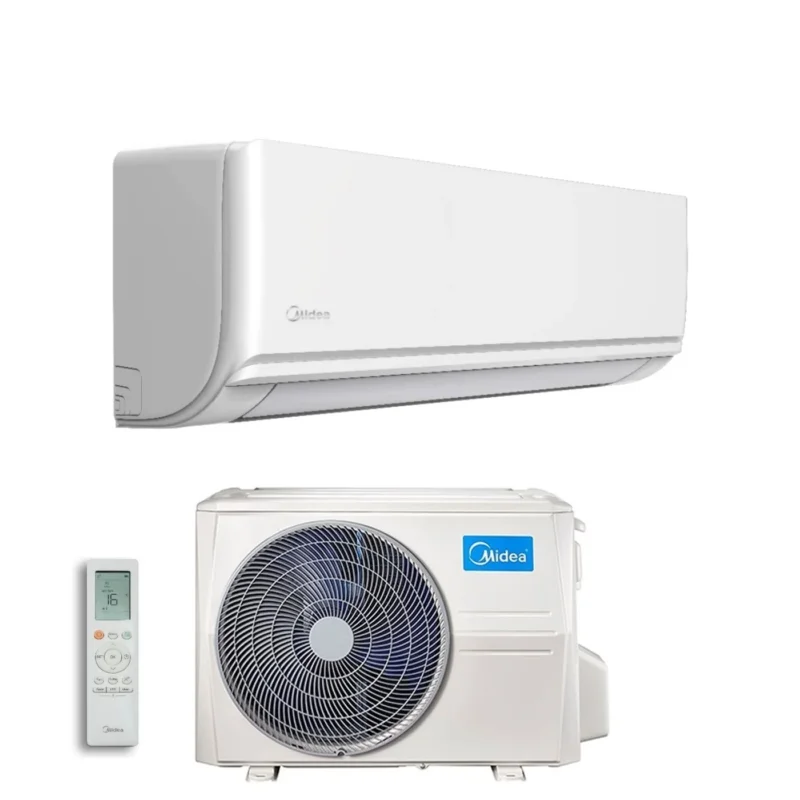 climatizzatore condizionatore midea inverter serie exclusive 12000 btu msagwbu 12hrdn8 r 32 wi fi optional classe a__ a_