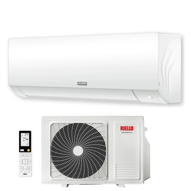 climatizzatore condizionatore riello inverter serie aaria mono plus 18000 btu amw50 plus r32 wi fi optional new 2018