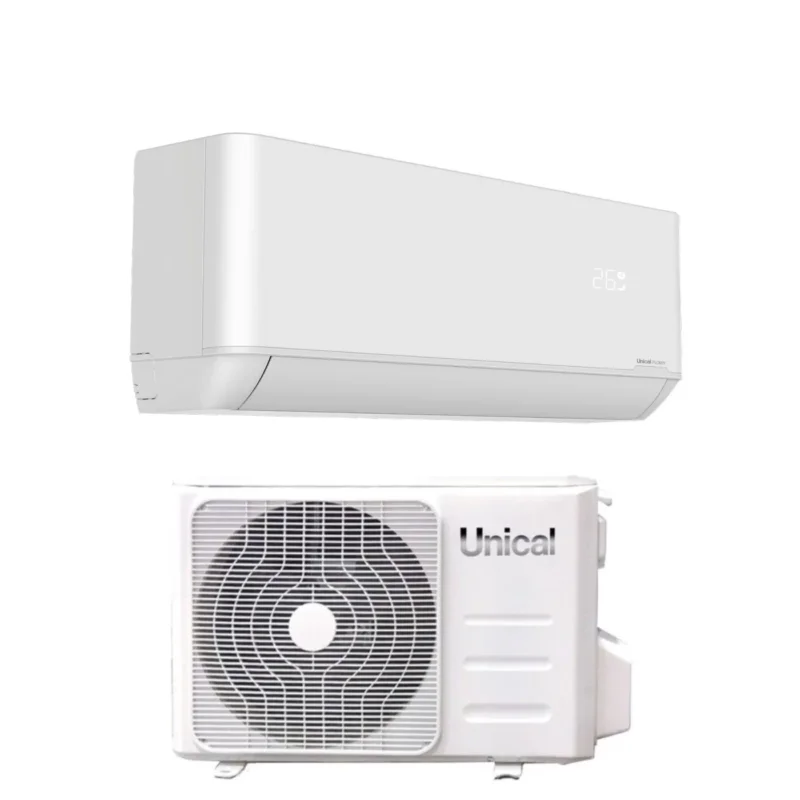 climatizzatore condizionatore unical inverter serie flowy 24000 btu flwy 24h r 32 wi fi optional classe a__ a_