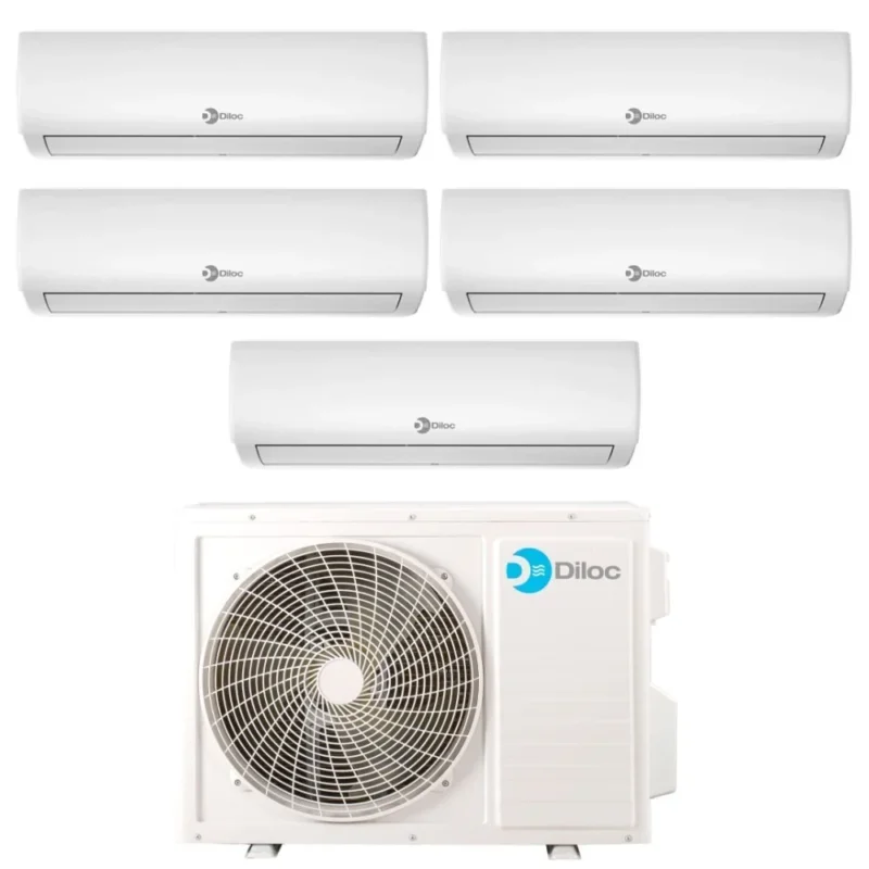 diloc condizionatore penta split diloc ionio 999912 con d freedom500 r 32 wi fi integrato