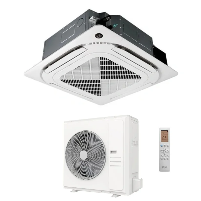 ferroli condizionatore a cassetta ferroli giada c 24000 btu 2cp0044f r 32 wi fi integrato con telecomando e griglia