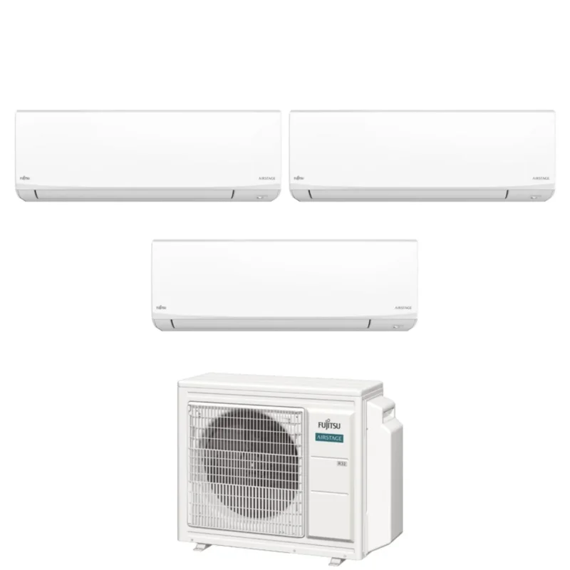 fujitsu condizionatore trial split fujitsu kj white 91214 con aoeg24kbca3 r 32 wi fi integrato