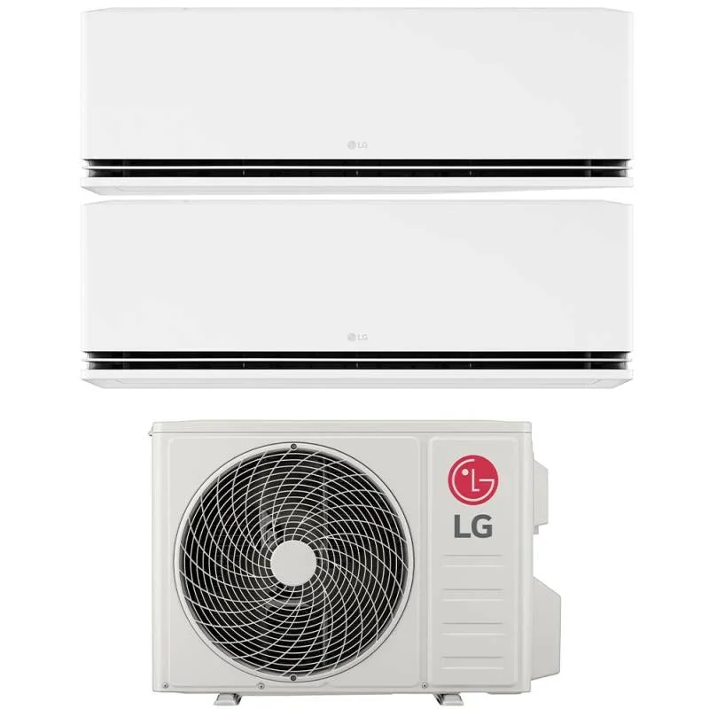 lg climatizzatore condizionatore lg dual split inverter serie dualcool deluxe 912 con mu2r15 r 32 wi fi integrato 900012000