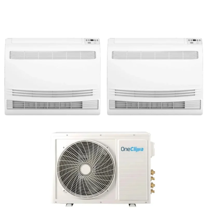oneclima condizionatore oneclima dual split console 1818 con mlt42x5y24 r 32 wi fi optional con telecomando di serie