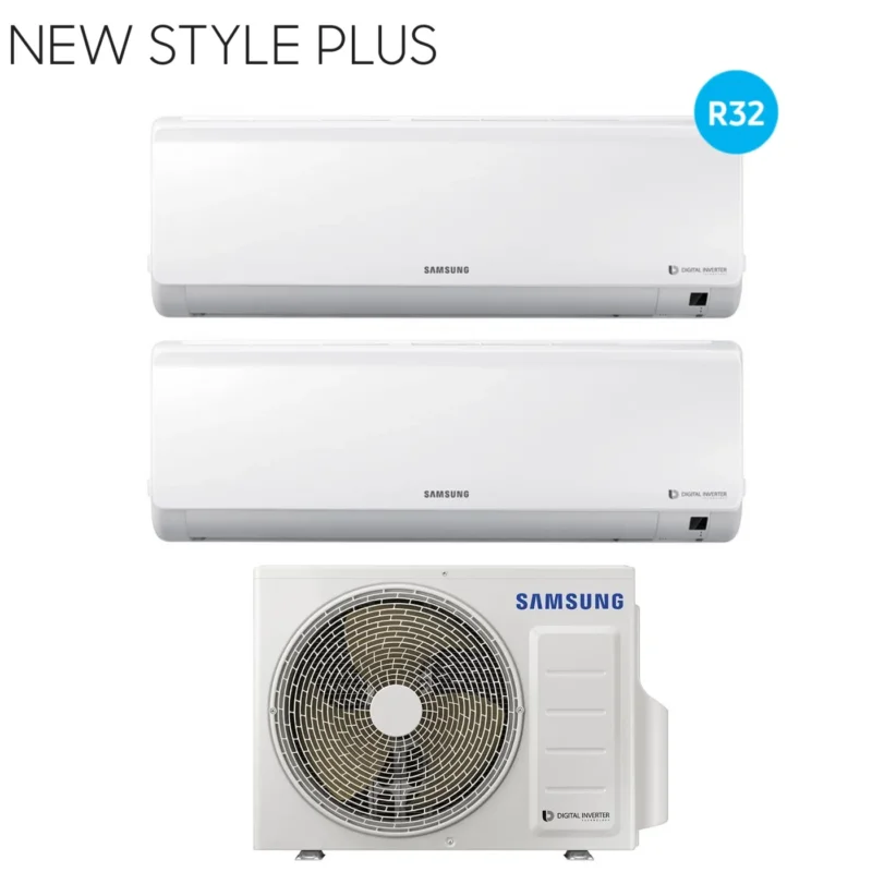 immagine-1-samsung-climatizzatore-condizionatore-samsung-dual-split-inverter-serie-new-style-plus-1212-con-aj050ncj-r-32-1200012000