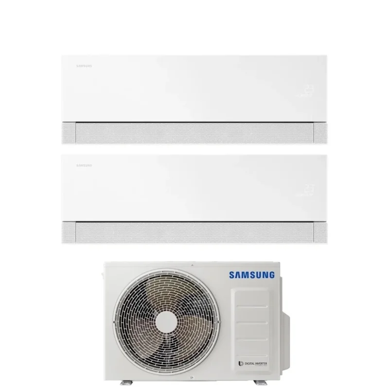 samsung condizionatore dual split samsung premiere white 79 con aj040txj2kg r 32 wi fi integrato
