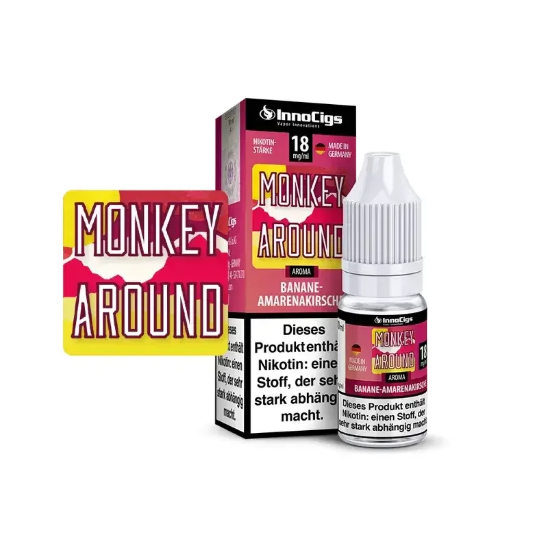 Innocigs - Monkey Around Bananen-Amarenakirsche - Liquid 10ml