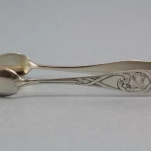 Jugendstil Zuckerzange für deine Tea Time, WMF Efeu, WMF 29, 1900 - Löffelland