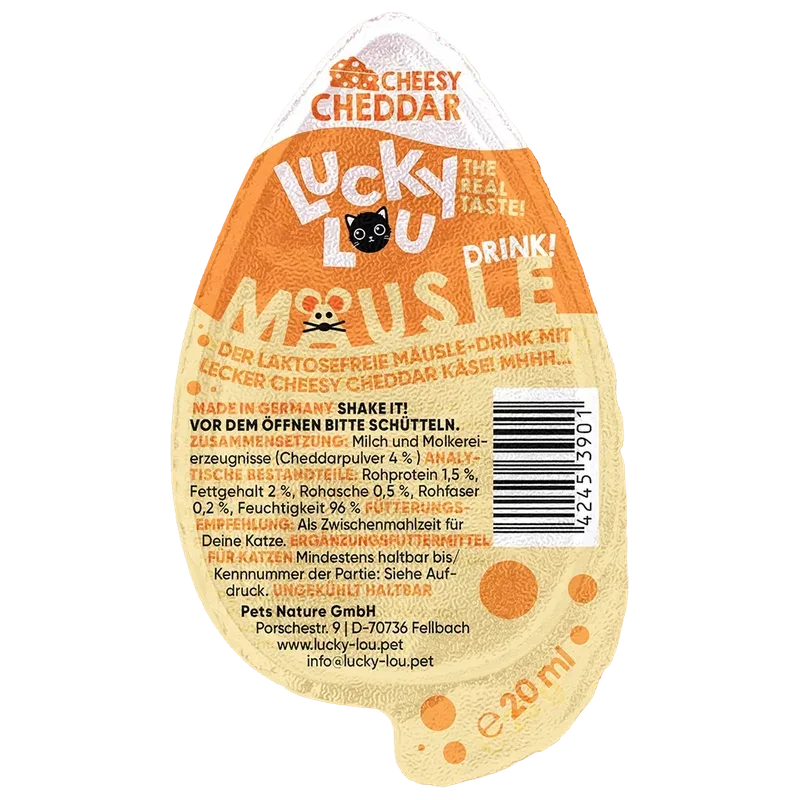 Lucky Lou Drink-Snack Mäusle Cheddar