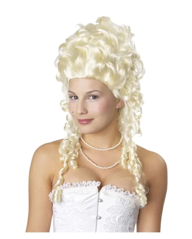Weißblonde Marie Antoinette Perücke
