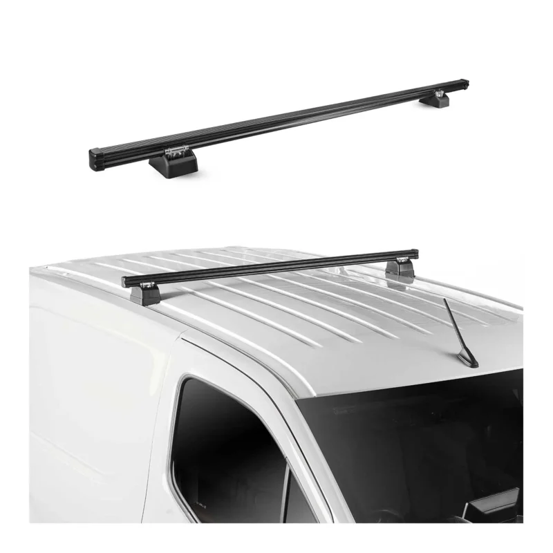 Dachträger für Citroen Jumpy 2007-2016 H1 1-Träger Stahl Schwarz
