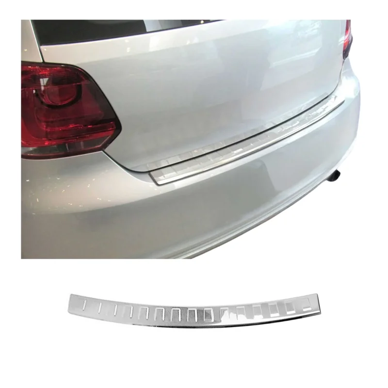 Ladekantenschutz Stoßstange für VW Polo mk5 Schrägheck 2009-2017 Edelstahl Chrom