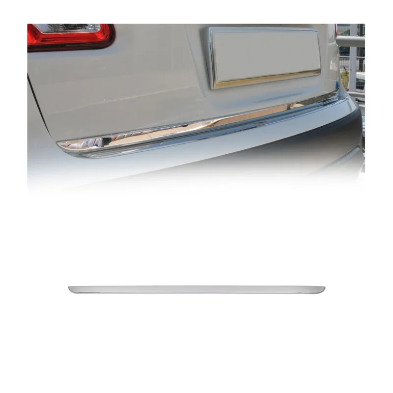 Kofferraumleiste Heckleiste für Nissan Qashqai J11 2014-2021 Edelstahl Chrom