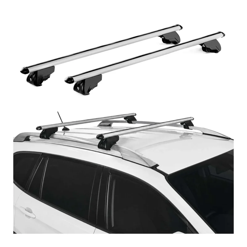 Dachträger für Ford Ranger T6 P375 2016-2022 Facelift Alu Grau Dachgepäckträger